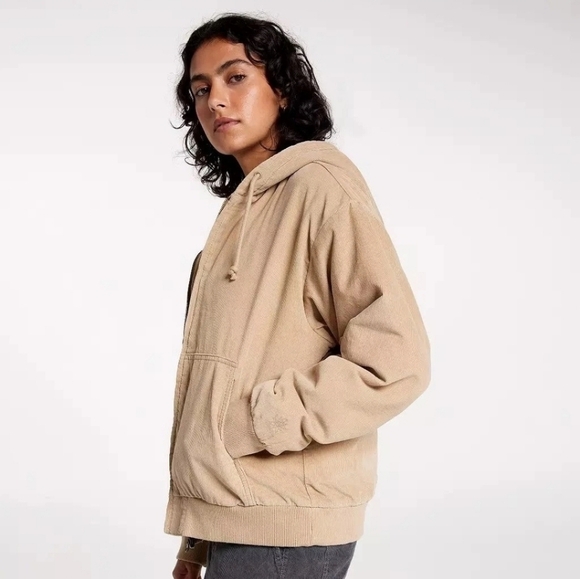 Alpine Design Jackets & Blazers - Alpine Design Women's Corduroy Quilted Full Zip Hoodie Medium New Outdoor Hike